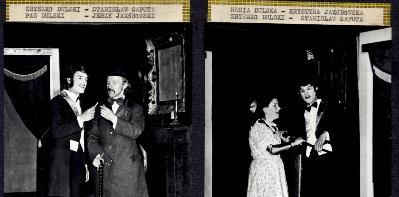 Płoński teatr, płońscy artyści sprzed lat [Foto: ze zbiorów Pracowni Dokumentacji Dziejów Miasta Płońska]