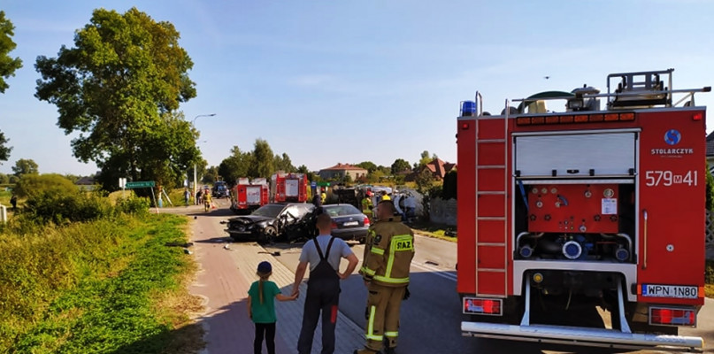 Z miejsca piątkowego wypadku w Sokonikach Nowych [Foto: Czytelnika/J.Kretkiewicz]