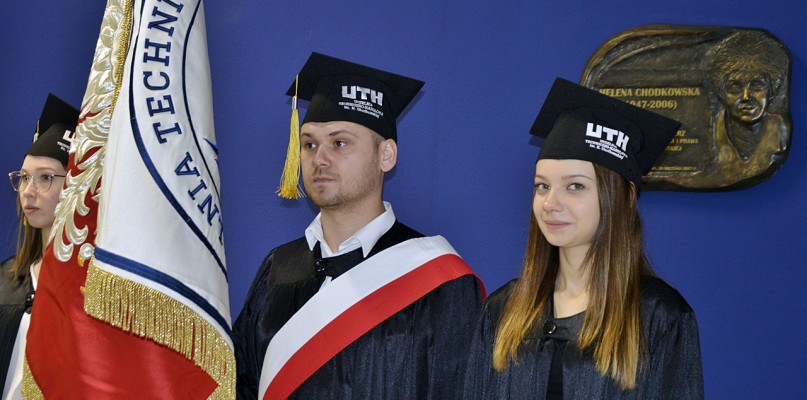 W październikową sobotę uroczyście zainaugurowano rok akademicki 2020/2021 Uczelni Techniczno-Handlowej im. H. Chodkowskiej w Warszawie, wydziału zamiejscowego w Płońsku [Fot.: Dawid Turowiecki]
