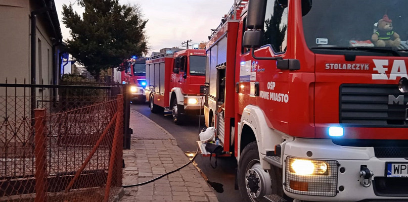 Z miejsca zdarzenia [Fot. OSP Nowe Miasto]