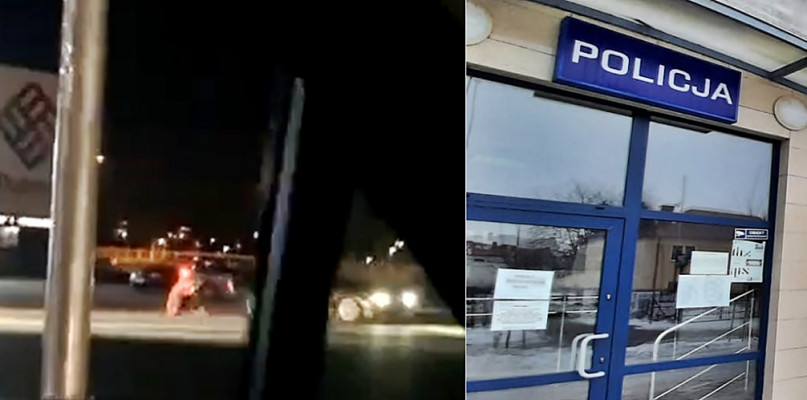 Obraz z lewej: screen z nagrania ze zdarzenia, które krąży w sieci; z prawej foto redakcji