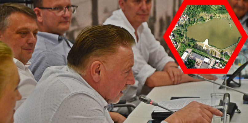 Radny Nowakowski zwraca uwagę na chuligańskie zachowania, które mają miejsce szczególnie w weekendy nad akwenem Rutki [fot.: Dawid Turowiecki/Paweł Nagadowski]
