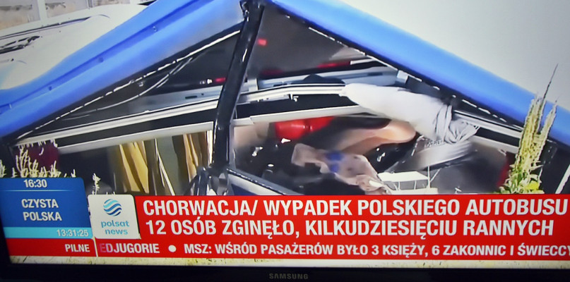 Wypadek polskiego autokaru w Chorwacji. Autobus z Płońska 