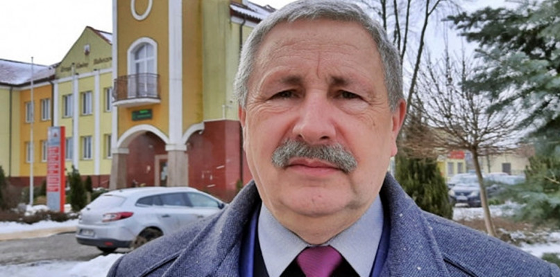 O planowanej inwestycji mówi wójt baboszewskiej gminy Bogdan Pietruszewski [fot.: Redakcja/Archiwum]