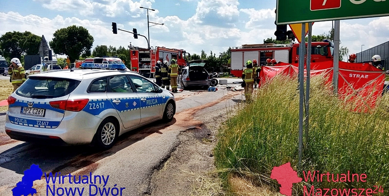 Śmiertelny wypadek na krajowej 'siódemce' w Palmirach 