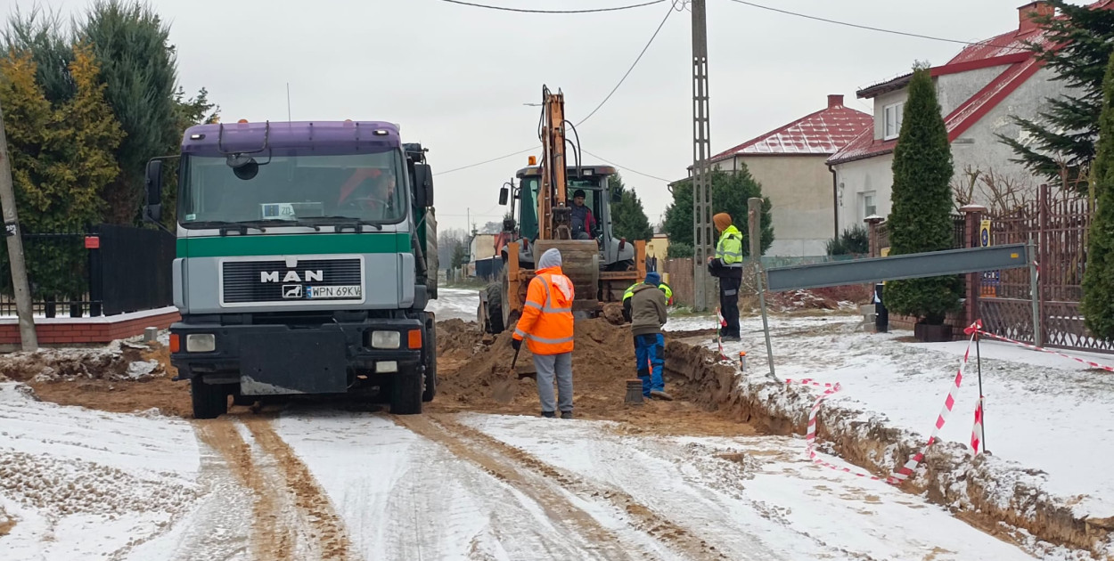 Modernizacja płońskich ulic. Prace między innymi na Piaskowej 