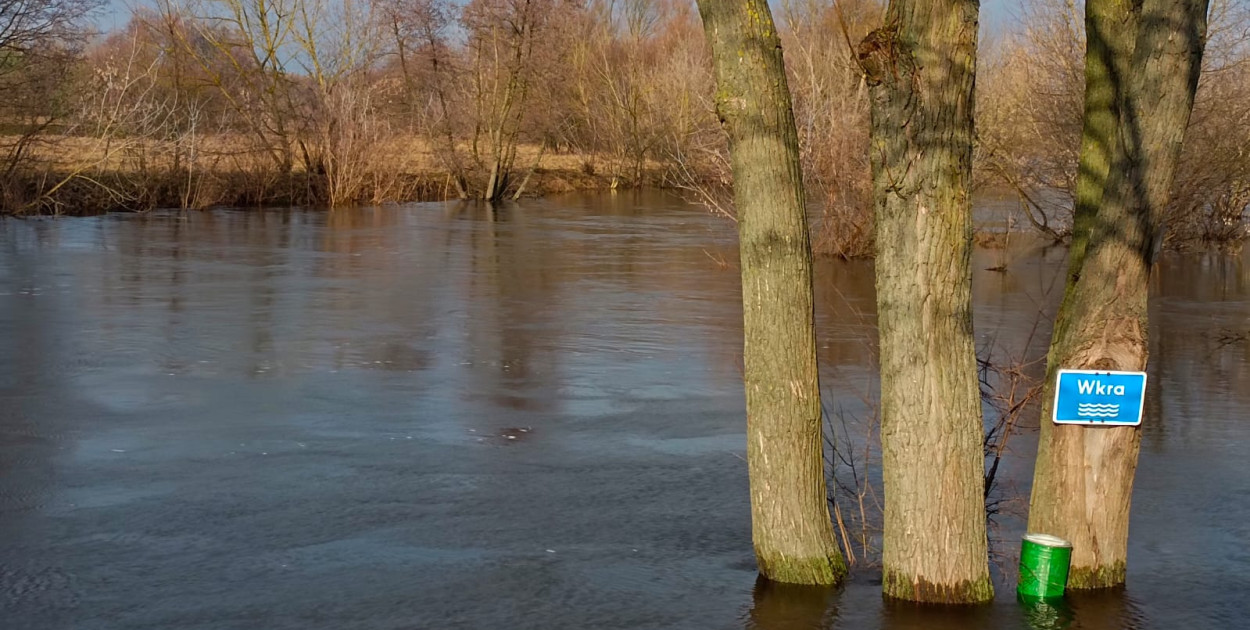 Podwyższony poziom Wisły i Wkry na terenie naszego powiatu [FOTO]