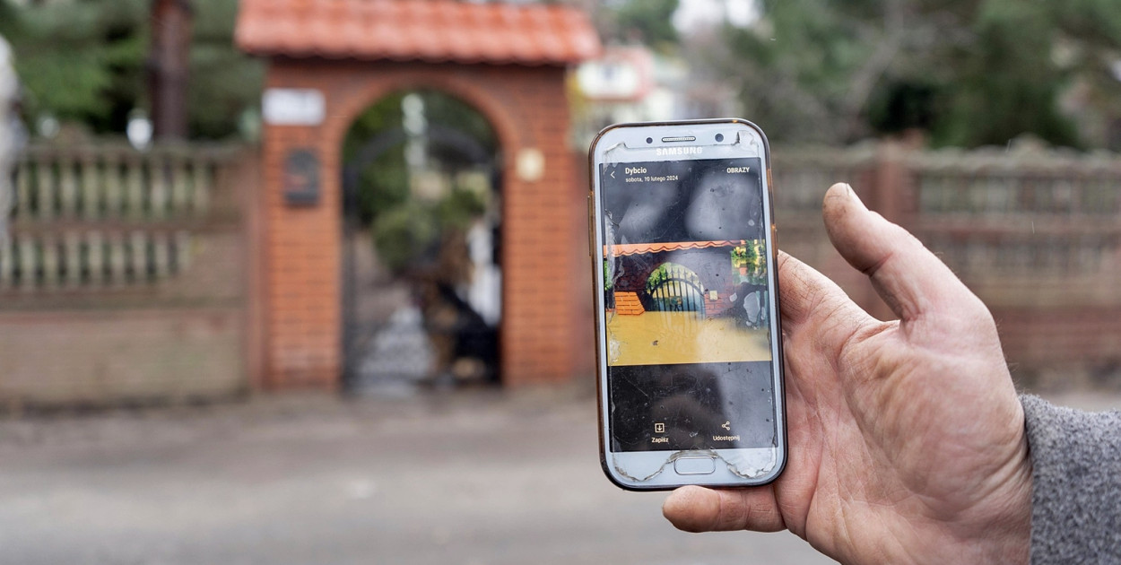 Wizytacje i narady. Wisła podmyła drogę we wsi Zdziarka