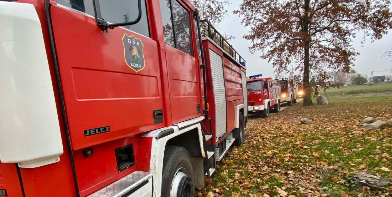 Gmina Sochocin: Akcja strażaków we wsi Ślepowrony 