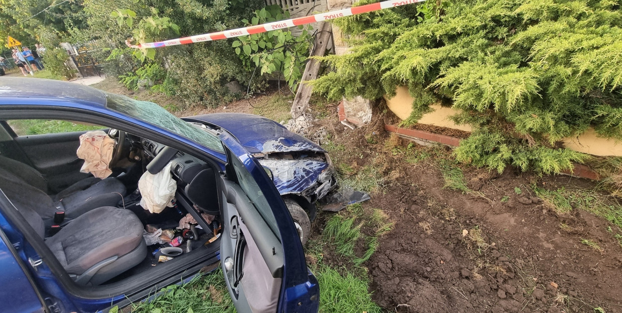 Z miejsca zdarzenia [fot.: zbiory OSP Załuski)