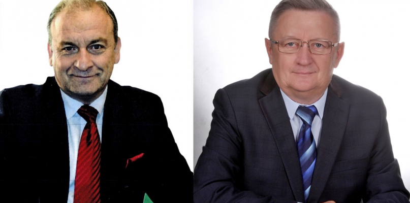 Wciąż nie wiemy, kto będzie rządził gminą Sochocin. Będzie to albo Jerzy Ryziński (z lewej), albo Andrzej Romatowski