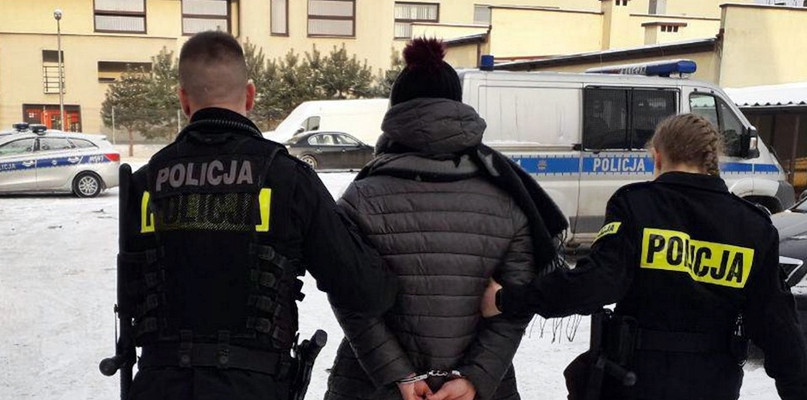 Pięcioro podejrzanych o udział w pozbawieniu wolności 20-letniej kobiety decyzją sądu już trafiło do aresztu [Foto: KPP w Płońsku]
