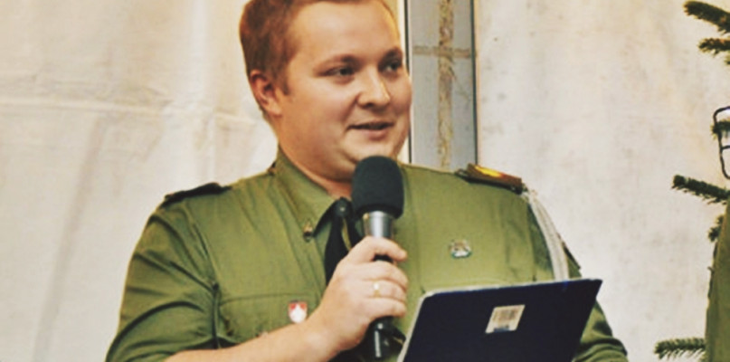 Phm. Daniel Sawicki, komendant Hufca ZHP Płońsk [Foto: Redakcja/Archiwum]