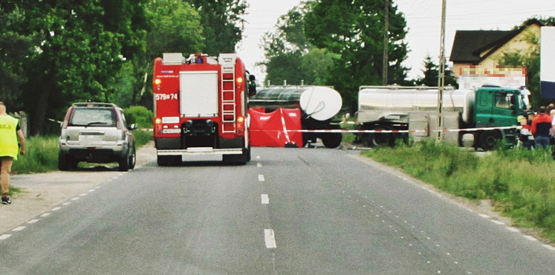 W wypadku na drodze w Raciążu zginął 21-letni motocyklista [Foto: KPP w Płońsku]