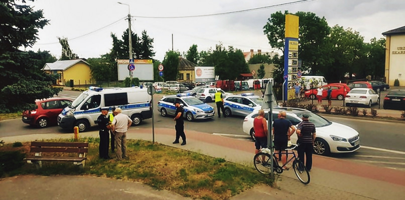 Do wypadku doszło przy ul. Płockiej, nieopodal urzędu skarbowego [Foto: Paweł Nagadowski]
