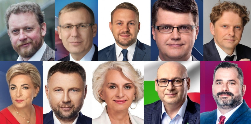Dziesiątka posłów z ziemi ciechanowskiej na nową sejmową kadencję [Foto: profile facebook'owe kandydatów]