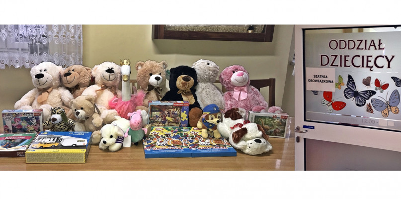 Chociszewska społeczność przygotowała na 6 grudnia prezenty dla małych pacjentów płońskiego szpitala