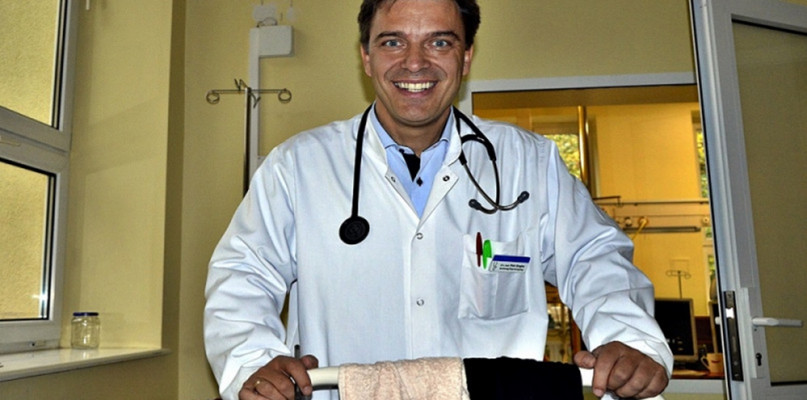 Dr n. med. Piotr Gryglas, specjalista w dziedzinie kardiologii, chorób wewnętrznych i hypertensjologii - teraz też rzecznik prasowy płońskiego szpitala [Foto: Redakcja/Archiwum] 