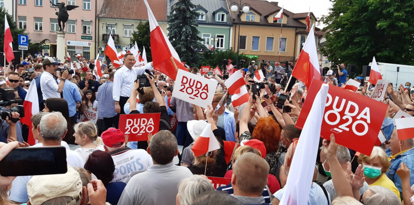To już druga wizyta prezydenta Andrzeja Dudy w Płońsku w ostatnim czasie, wtorkowa miała otwarty charakter [Foto: Dawid Turowiecki]