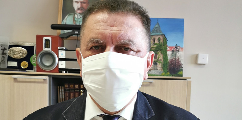 Burmistrz Andrzej Pietrasik, jak dziś ogłosił, jest już zaszczepiony na COVID-19 [Foto: UM Płońsk/Archiwum]