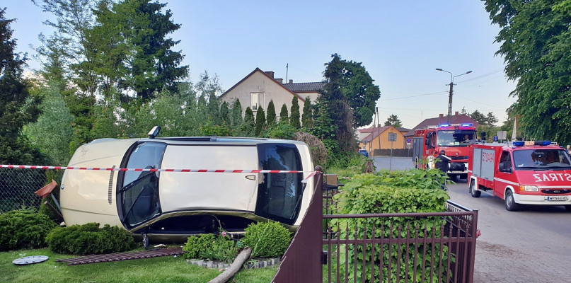 Z miejsca niedzielnego zdarzenia w Baboszewie [Foto: OSP Baboszewo]