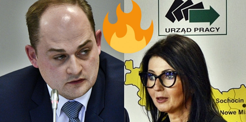 Podczas ostatniej powiatowej sesji wymiana zdań między radny Jackiem Ryzińskim a dyrektor Agnieszką Nec miała wysoką temperaturę [Foto/dodatki: REDAKCJA]