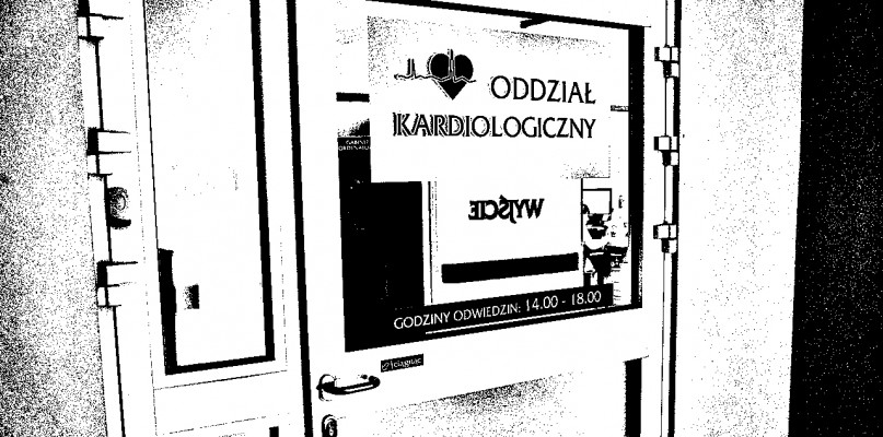 Oddział kardilogii płońskiego szpitala stanął nad przepaścią [Foto: REDAKCJA]