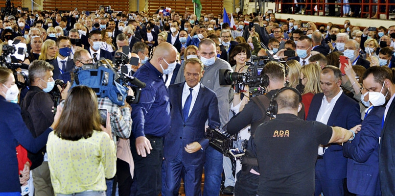 Na krajowej konwencji PO w Płońsku obecny był m.in. przewodniczący partii Donald Tusk [Foto: Redakcja/Archiwum]