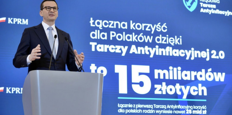 Premier Morawiecki zapowiada obniżkę VAT na paliwo i żywność [Fot.: PAP]