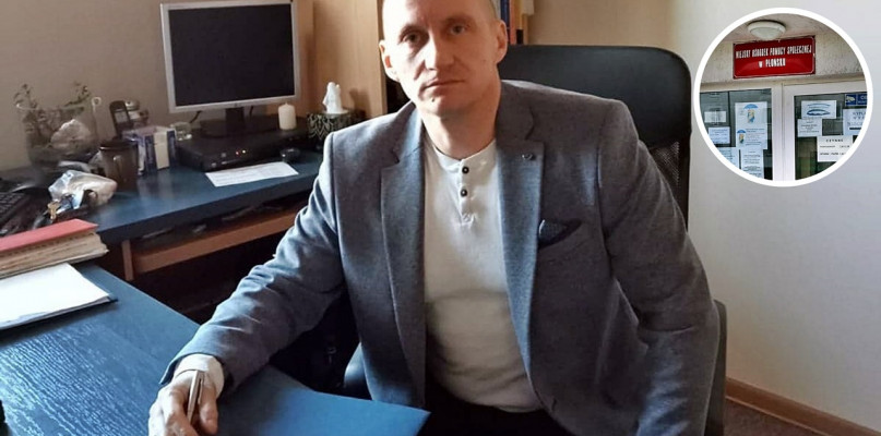 42-letni Łukasz Gołębiewski pochodzi z Pułtuska, a mieszka obecnie w Nasielsku. Od 1 marca pracuje w Płońsku jako szef miejscowego MOPS-u [fot.: zbiory UM w Płońsku]