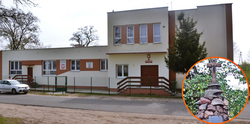 Szkoła w Smardzewie ma swojego patrona, a właściwie patronów - Powstańców Styczniowych 1863 roku. W kółku pomnik w Smardzewie upamiętniający powstańców poległych w 1863 r. (fot. 2006/zbiory PDDM Płońska/zbiory urzędowe)) 
