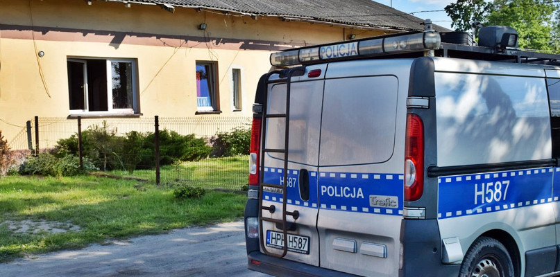 Z miejsca tragicznego zdarzenia, które rozegrało się 3 czerwca, około godziny 13 w Nacpolsku w gminie Naruszewo [fot.: Redakcja/Ł.W.]
