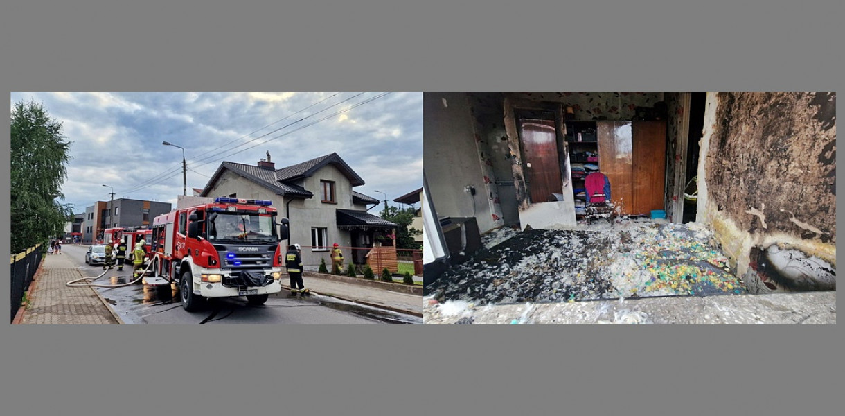 Z miejsca zdarzenia [fot.: OSP Raciąż]