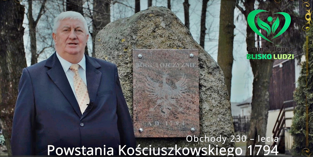 Na marcowe uroczystości zaprasza wójt gminy Płońsk Aleksander Jarosławski 