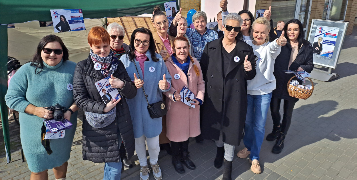 Płońsk kobietami stoi, Płońsk to również silne kobiety - podkreśla żeńska część lokalnego komitetu 'Niezależni' [fot.: RED]