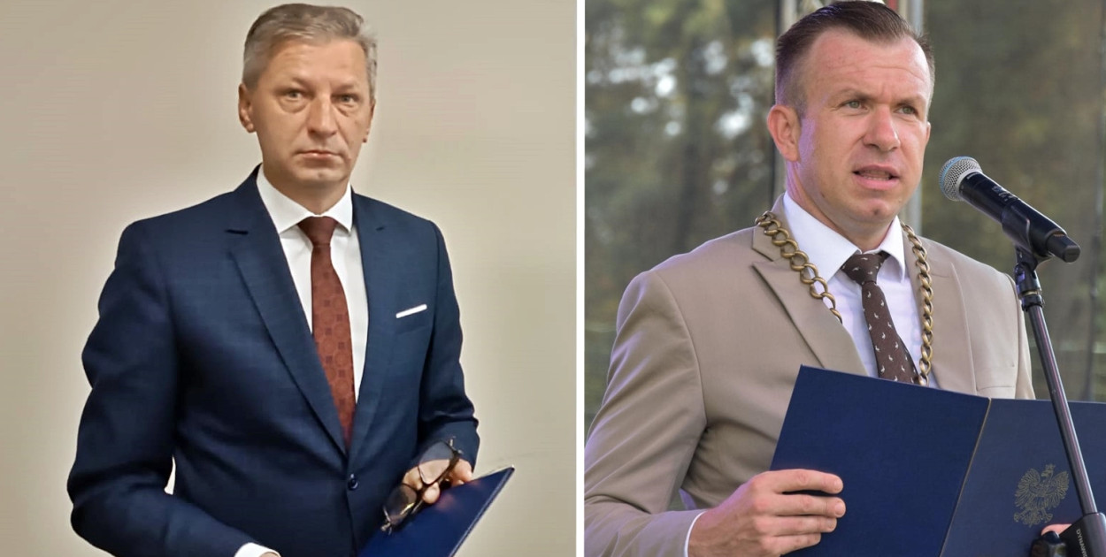 Od lewej: Marek Czerniakowski i Kamil Koprowski - funkcję wójta będą pełnić kolejne 5 lat [fot: zbiory prywatne]