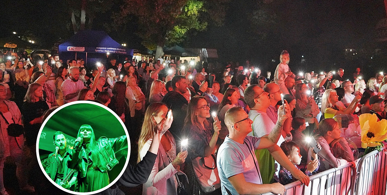 W Raciąż na tradycyjnym jarmarku gościł m.in. zespół 'Łzy' [fot.: Dawid Ziółkowski]
