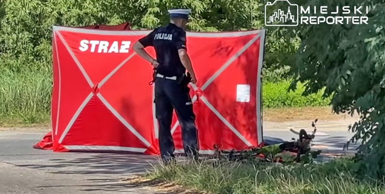 Z miejsca zdarzenia [screen z nagrania za profilem Miejski Reporter/fb]