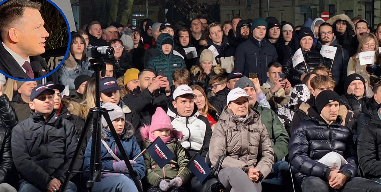 Sławomir Mentzen w czwartek przyjechał do Płońska [fot.: Ł. Wielechowski]