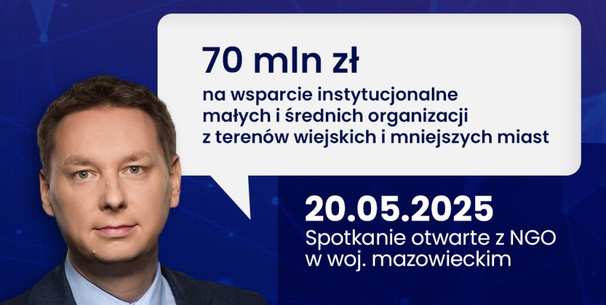 Gościem majowego spotkania w Płońsku będzie Marek Krawczyk, podsekretarza stanu w Kancelarii Prezesa Rady Ministrów
