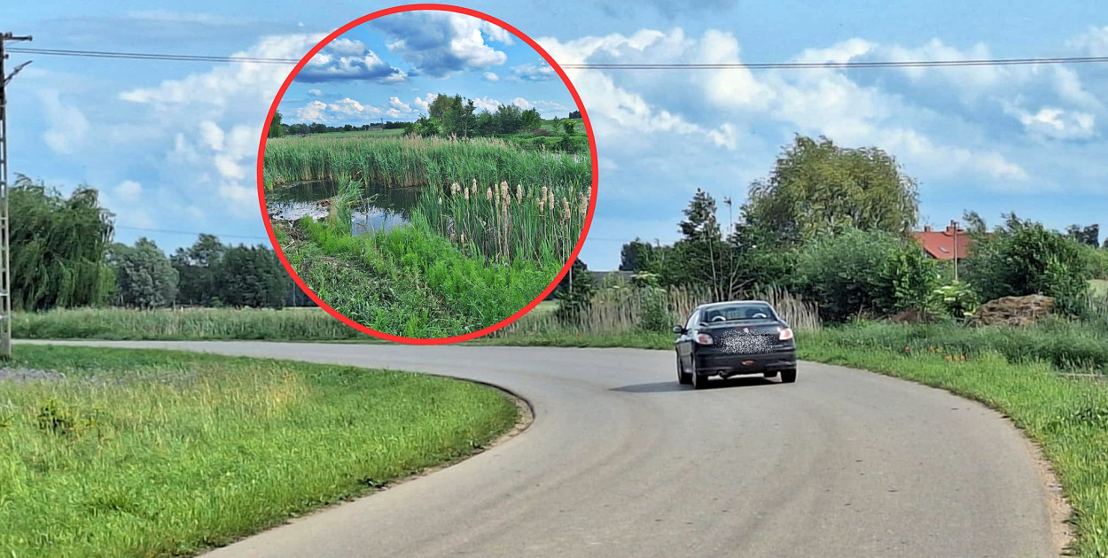 Zakręt na drodze we wsi Strubiny w gm. Płońsk [fot.: zbiory redakcji/zdjęcie ilustracyjne]