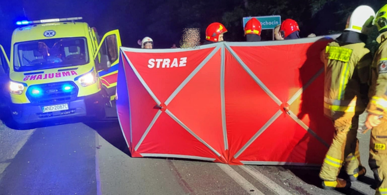 Z miejsca tragicznego zdarzenia