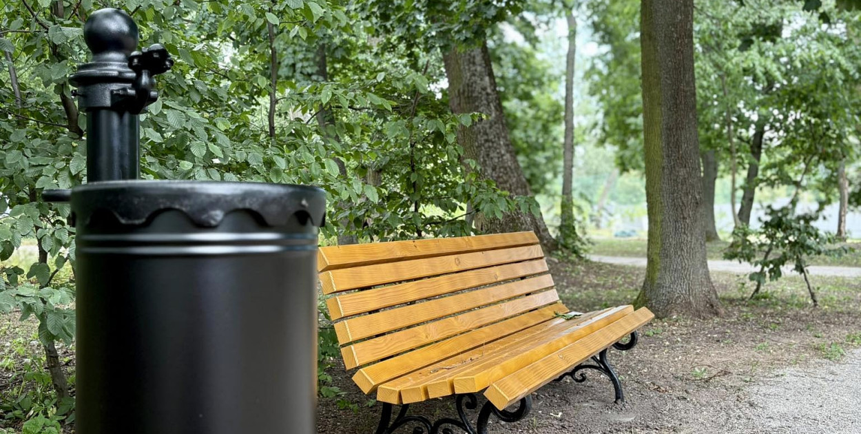 Park w Poświętnem już gotowy. '' Jest przepięknie, z jednym małym 'ale' '' - dzielicie się wrażeniami