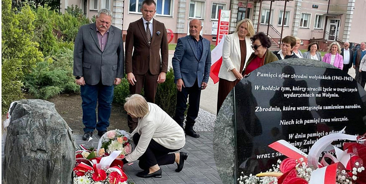 W piątek przypada 82. rocznica Zbrodni Wołyńskiej. To rocznicowe wydarzenie doniośle obchodzono w Załuskach [fot.: Zbiory urzędowe]