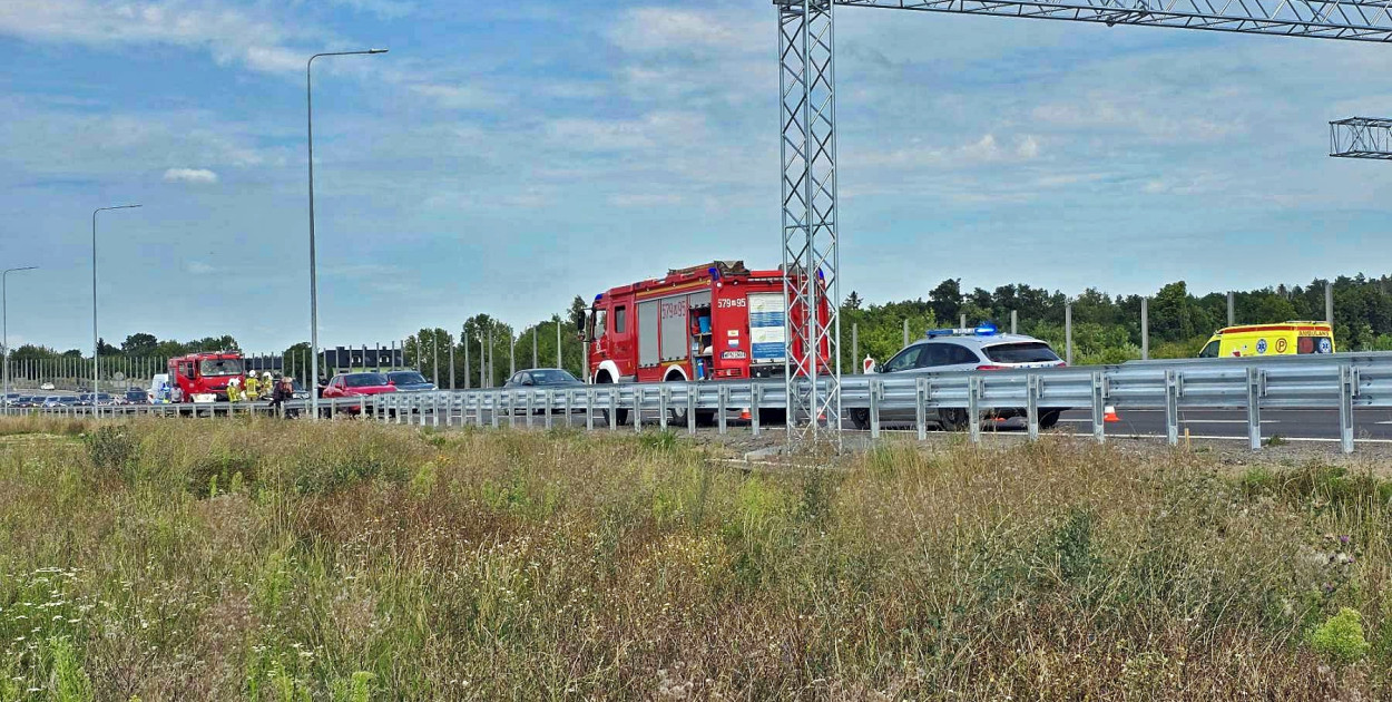Z miejsca niedzielnego zdarzenia na ''siódemce''