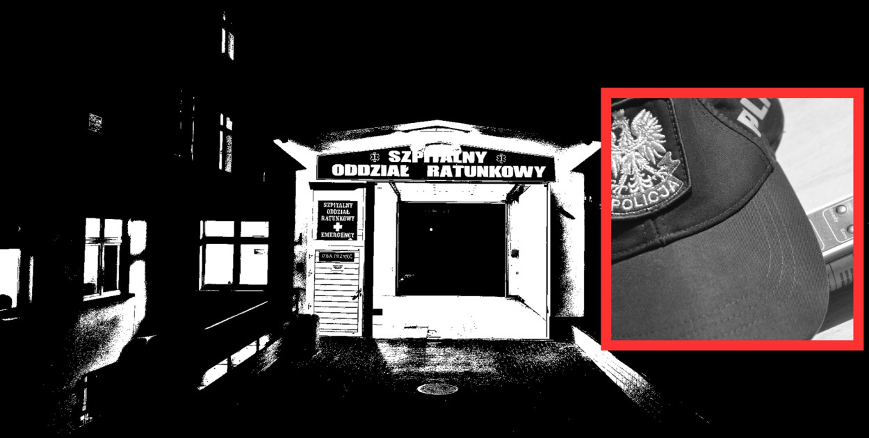Policjant trafił na SOR, gdzie dodatkowo pobrana została od niego krew do badań [fot.: redakcja/archiwum i bilgoraj.com.pl/zdjęcia ilustracyjne]