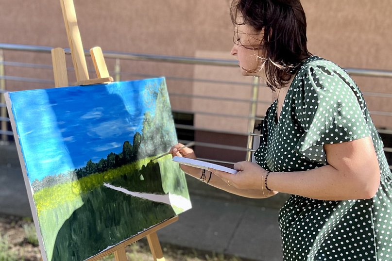 Malarski plener w Płońsku