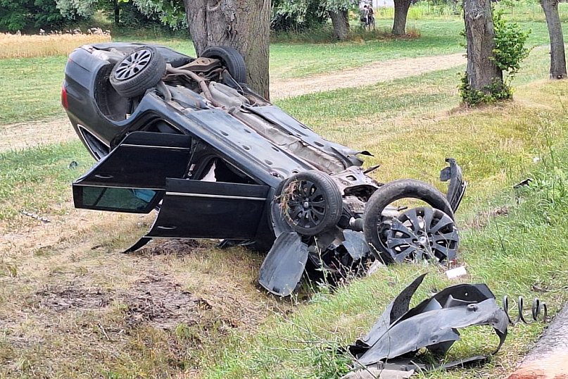 Poważny wypadek w Strachowie