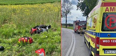 25-latka z volkswagena nie ustąpiła pierwszeństwa przejazdu kierowcy jednośladu-22518