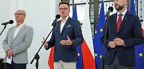 Hołownia po spotkaniu liderów koalicji: podjęliśmy decy